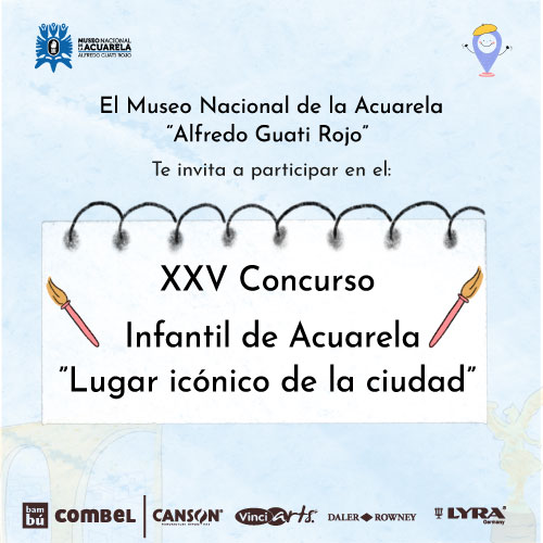 XXV Concurso Infantil de Acuarel: lugar icónico de la ciduad